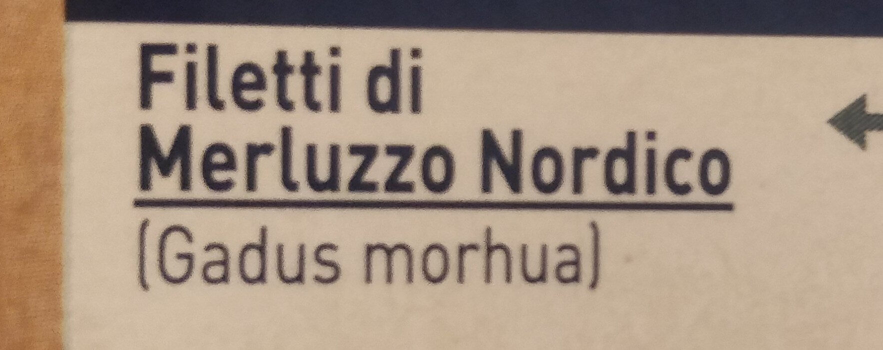 Filetti di merluzzo nordico - Ingredients - it