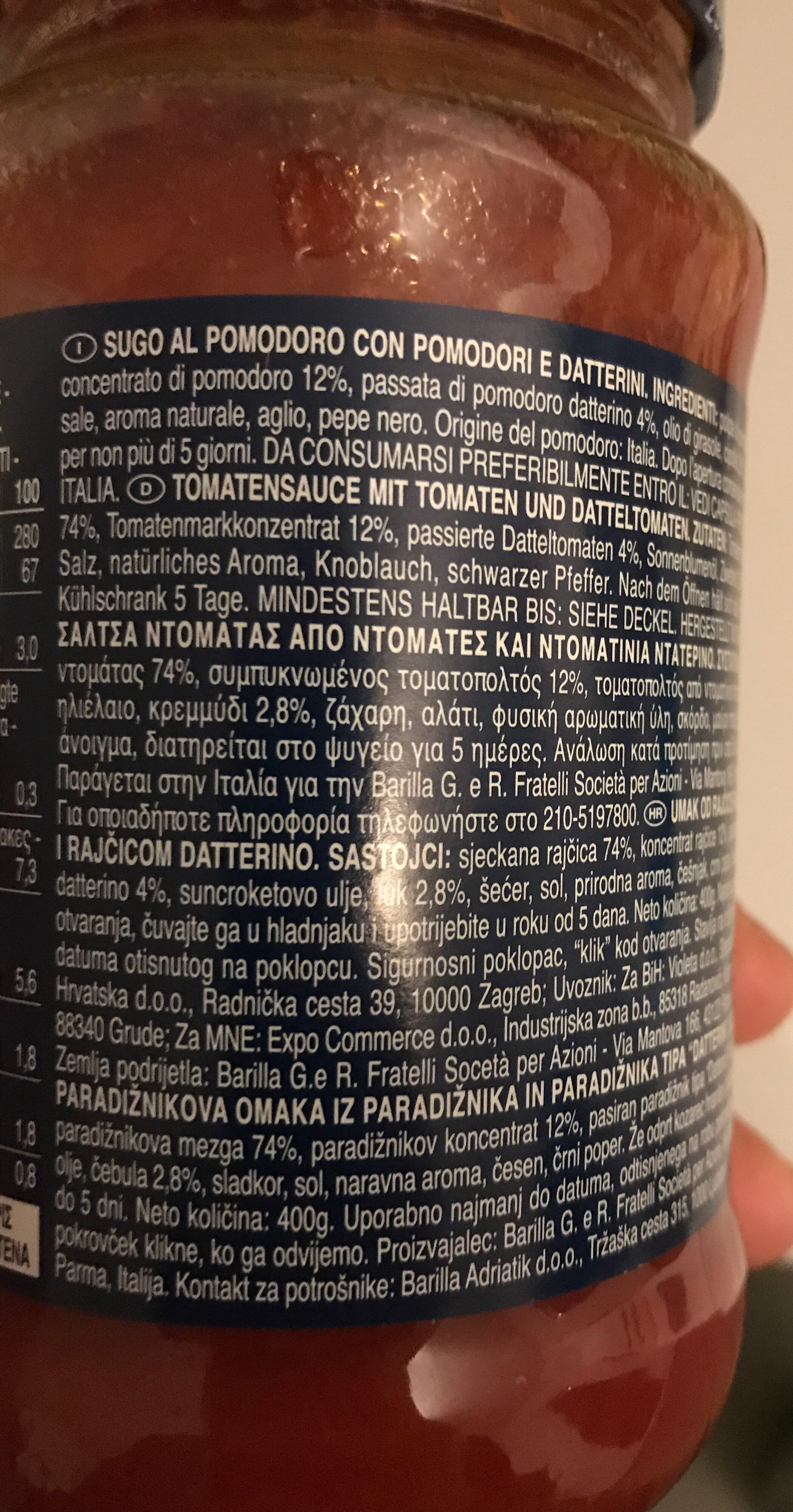 Pomodori e Datterini - Ingredients - en