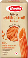 Barilla pates penne de lentilles corail 250g - Product - fr