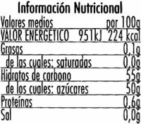 Mermelada de calabaza "Hero" Temporada - Nutrition facts - es