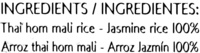 Thai jasmine rice - Ingredients - es