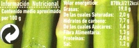 Paté vegetal de espárragos verdes - Nutrition facts - es