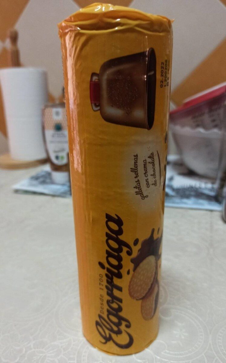 Galletas rellenas con crema de chocolate - Product - fr