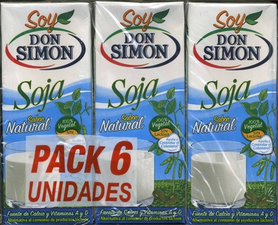 Soy Don Simón Soja Natural - Pack de 6 - Product - es