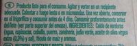 CALDO DE VERDURAS NATURALES - Ingredients - es