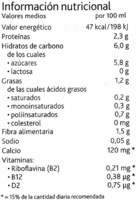 Soja ligera sabor chocolate - Nutrition facts - es