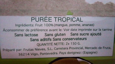 Compote Tropicale - Ingredients - fr