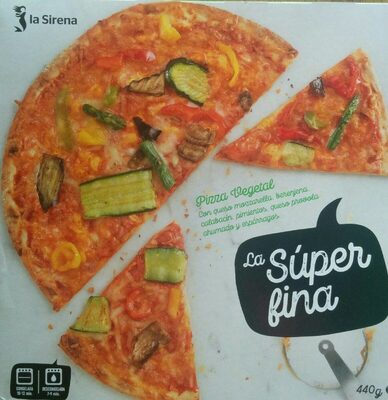 Pizza vegetal - Product - en