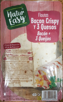 Flautas de bacon crispy y 3 quesos - Product - es
