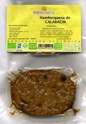 Hamburguesas vegetales Calabacín - Product - es
