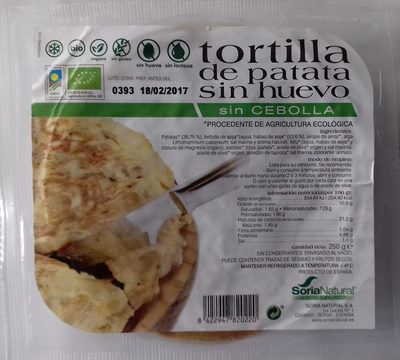 Tortilla de patatas - Product - es