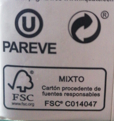 Bebida de choco avena - Recycling instructions and/or packaging information - es