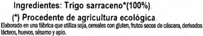 Trigo sarraceno - Ingredients - es