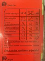 Gazpacho Normal - Nutrition facts - es