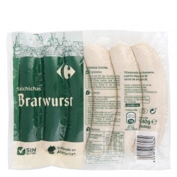 Salchichas Bratwurst - Product - es