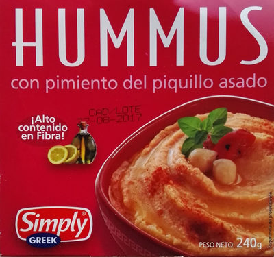 Hummus con pimiento del piquillo asado - Product - es