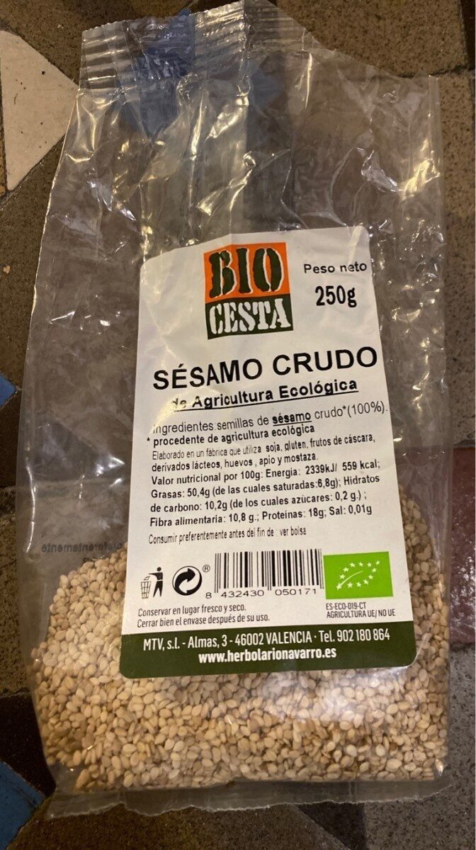 Bio Cesta Sésamo Crudo - Product - es