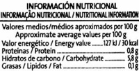 Cebollitas - Nutrition facts - es