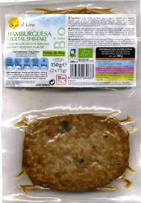 Bio hamburguesa vegetal shiit-take sin gluten ecológica - Product - es