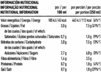 Gazpacho tradicional - Nutrition facts - es