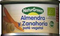 Paté vegetal almendra y zanahoria - Product - es