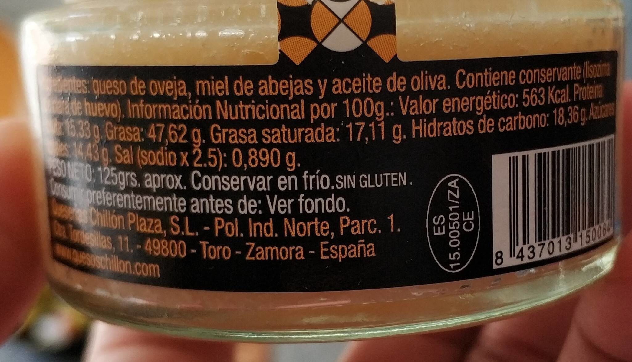 Emulsión queso con miel - Nutrition facts - es