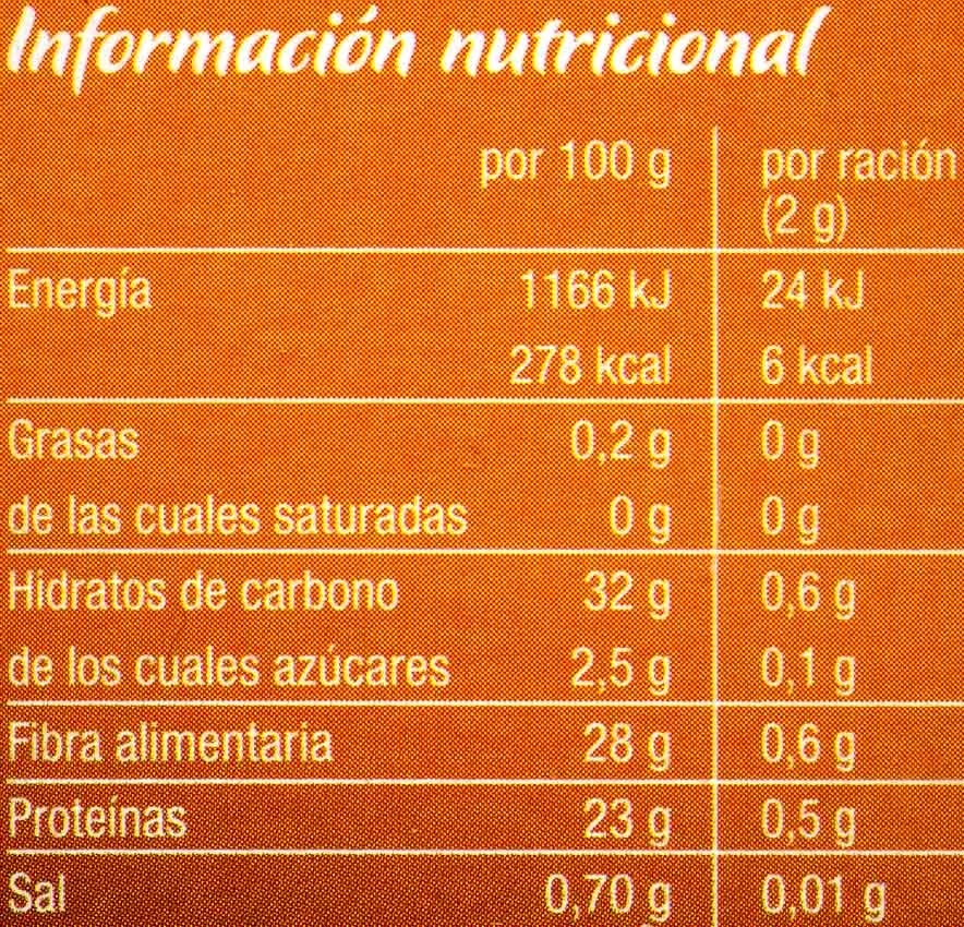 Café clásico natural - Nutrition facts - es