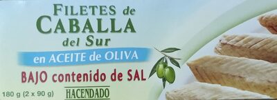 Filetes de Caballa del Sur en Aceite de Oliva Bajo en sal - Product - es