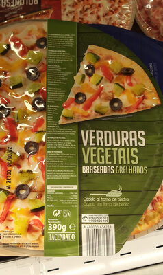 Pizza verduras braseadas - Product - es