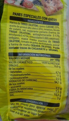 Anitines - Nutrition facts