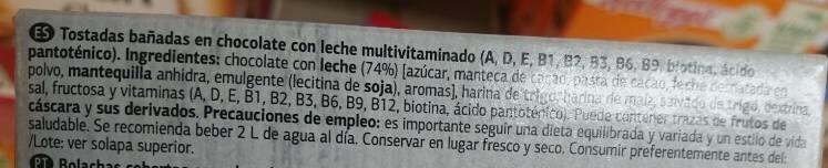 Vital snacks multivitaminas - Ingredients - es
