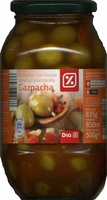 Aceitunas verdes partidas aliñadas a la gazpacha "Dia" Variedad Manzanilla - Product - es