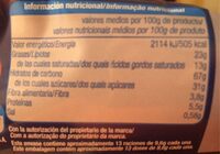American cookies - Nutrition facts - es