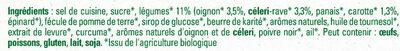 MAGGI Bouillon BIO Légumes 80g - Ingredients - fr
