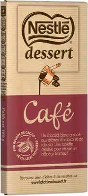 NESTLE DESSERT Chocolat blanc Café 180g - Product - fr