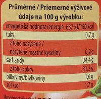 Kečup Ostrý - Gurmán - Nutrition facts - cs