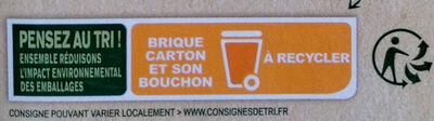 Velouté de legumes du sud et quinoz - Recycling instructions and/or packaging information - fr