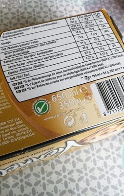 Glace Dessert Biscuit Caramel - Nutrition facts - fr