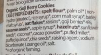 Goji Berry Cookies - Ingredients - en