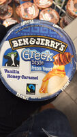 Greek Style Frozen Yogurt Vanilla Honey Caramel - Product - fr