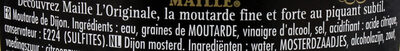 L'Originale Moutarde Fine De Dijon - Ingredients - fr