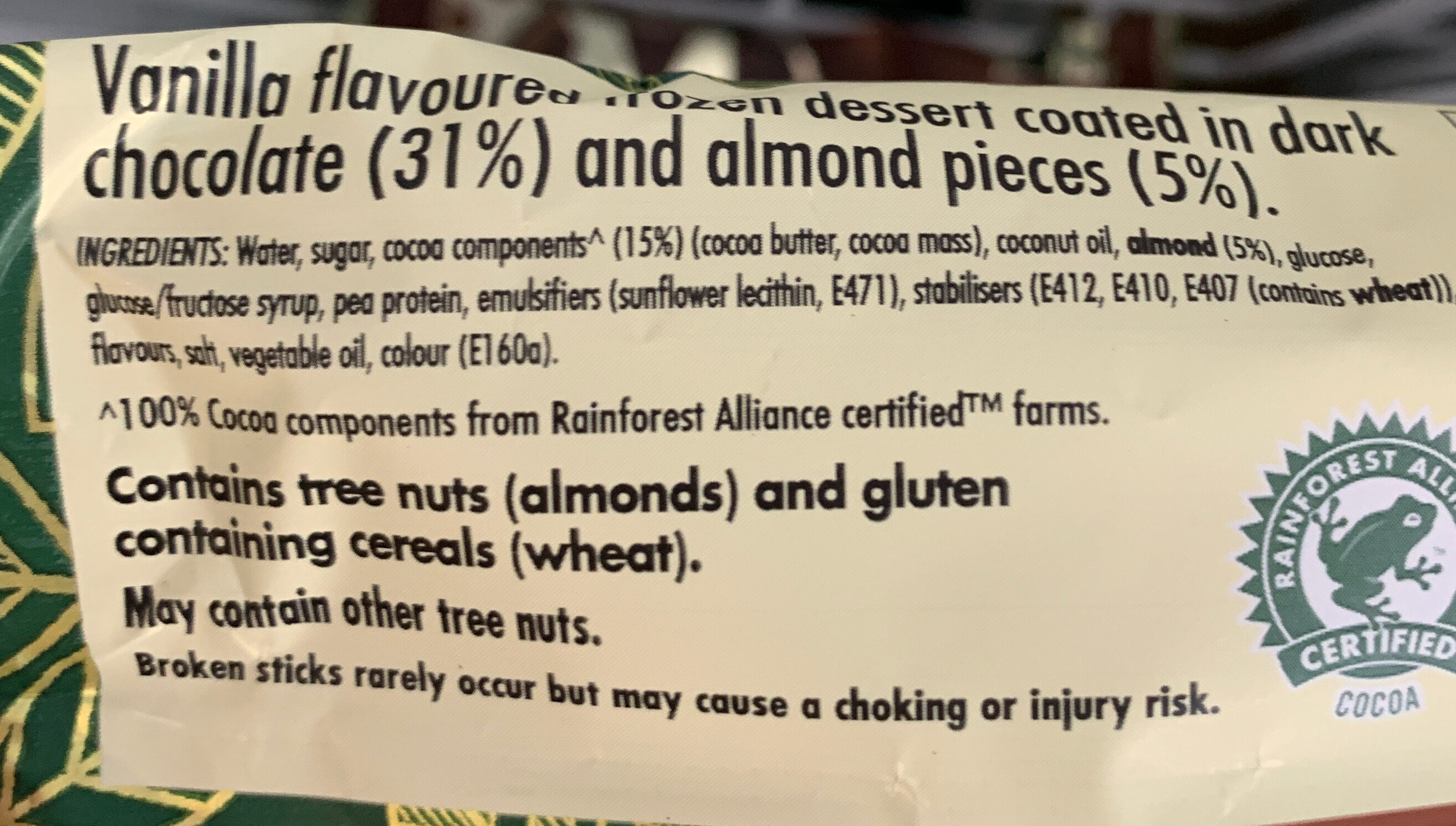 Vegan Almond is - Ingredients - en