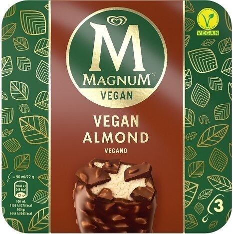 Vegan Almond Ice Cream 3 x - Product - en