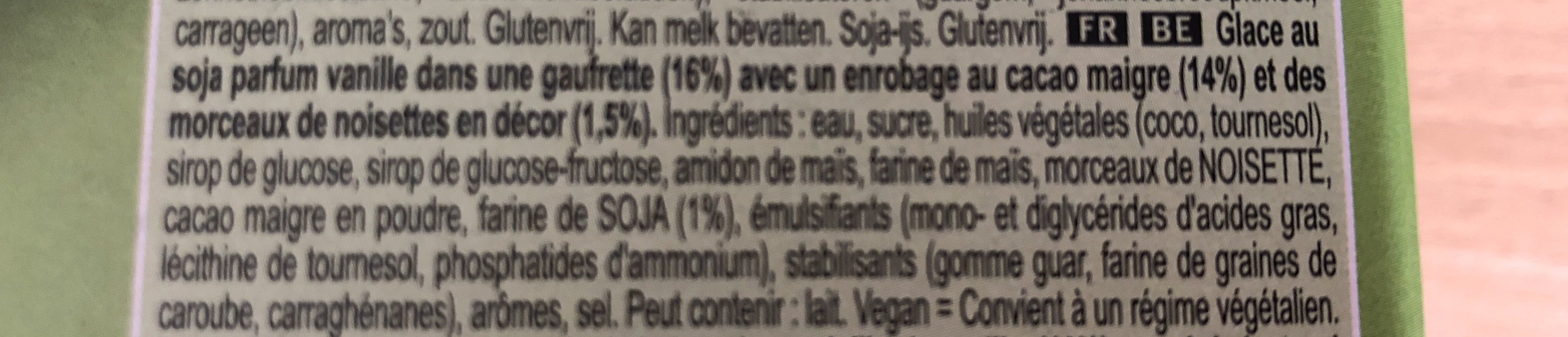 Cornetto au Soja sans gluten - Ingredients - fr