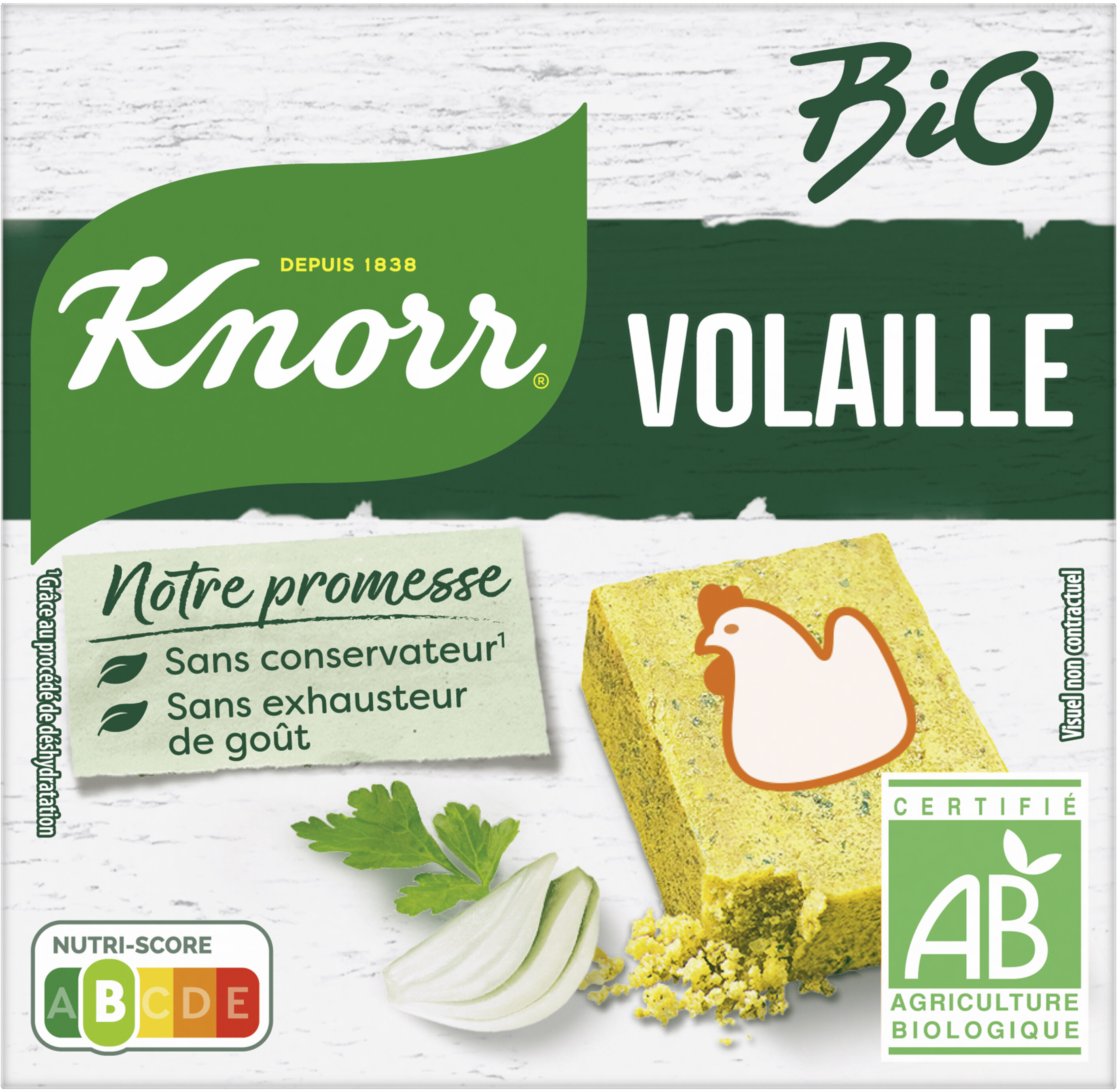 Knorr Bouillon de Poule Bio 60g - Product - fr