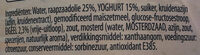 Yofresh - Ingredients - nl