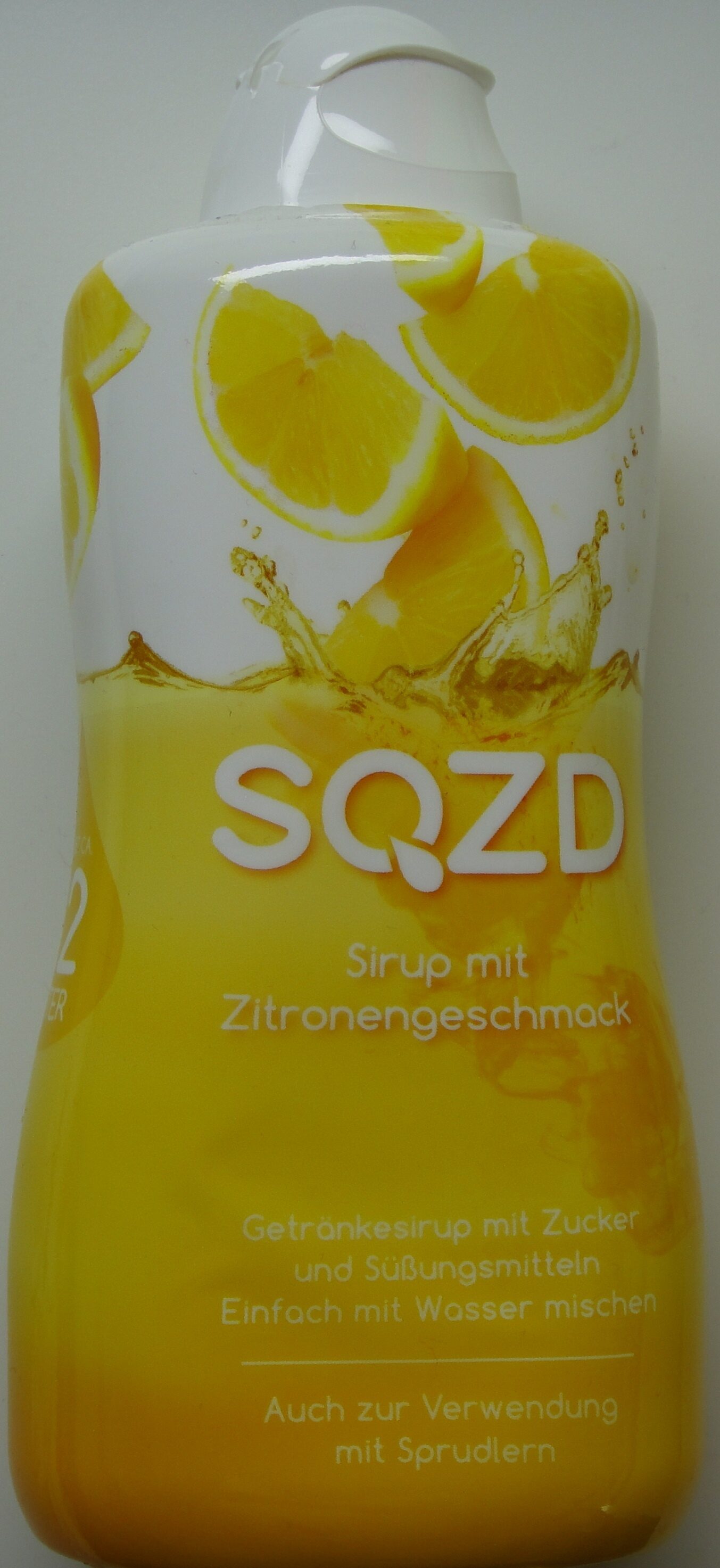 SQZD Sirup mit Zitronengeschmack - Product - de
