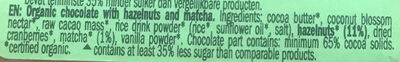 Hazelnut Matcha - Ingredients - en