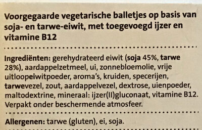 Fijn gekruide balletjes - Ingredients - nl