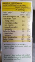 Tofu haché - Nutrition facts - de